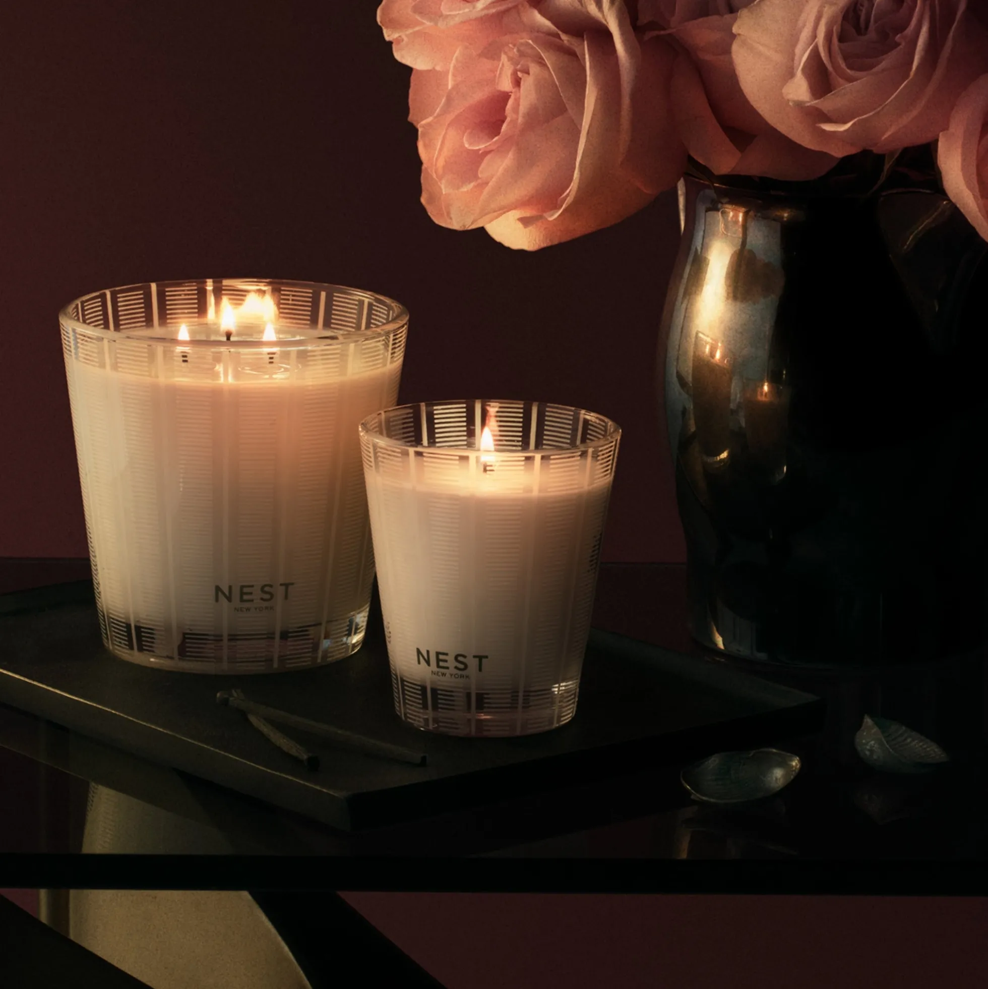 NEST New York ROSE NOIR AND OUD 3-Wick Candle 21.2 oz
