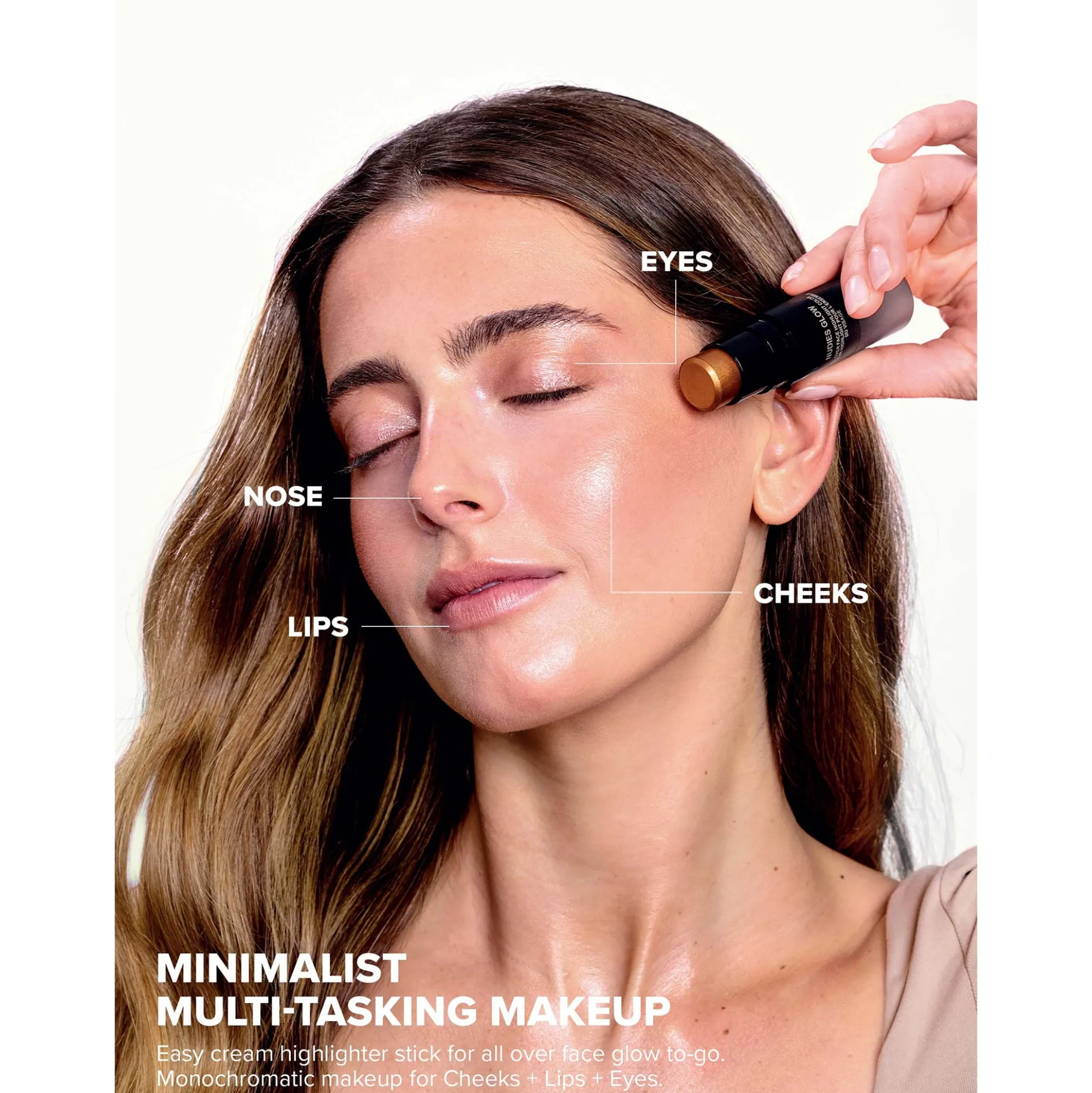 NUDESTIX Nudies Glow All Over Face Highlight Colour 8g (Various Shades)