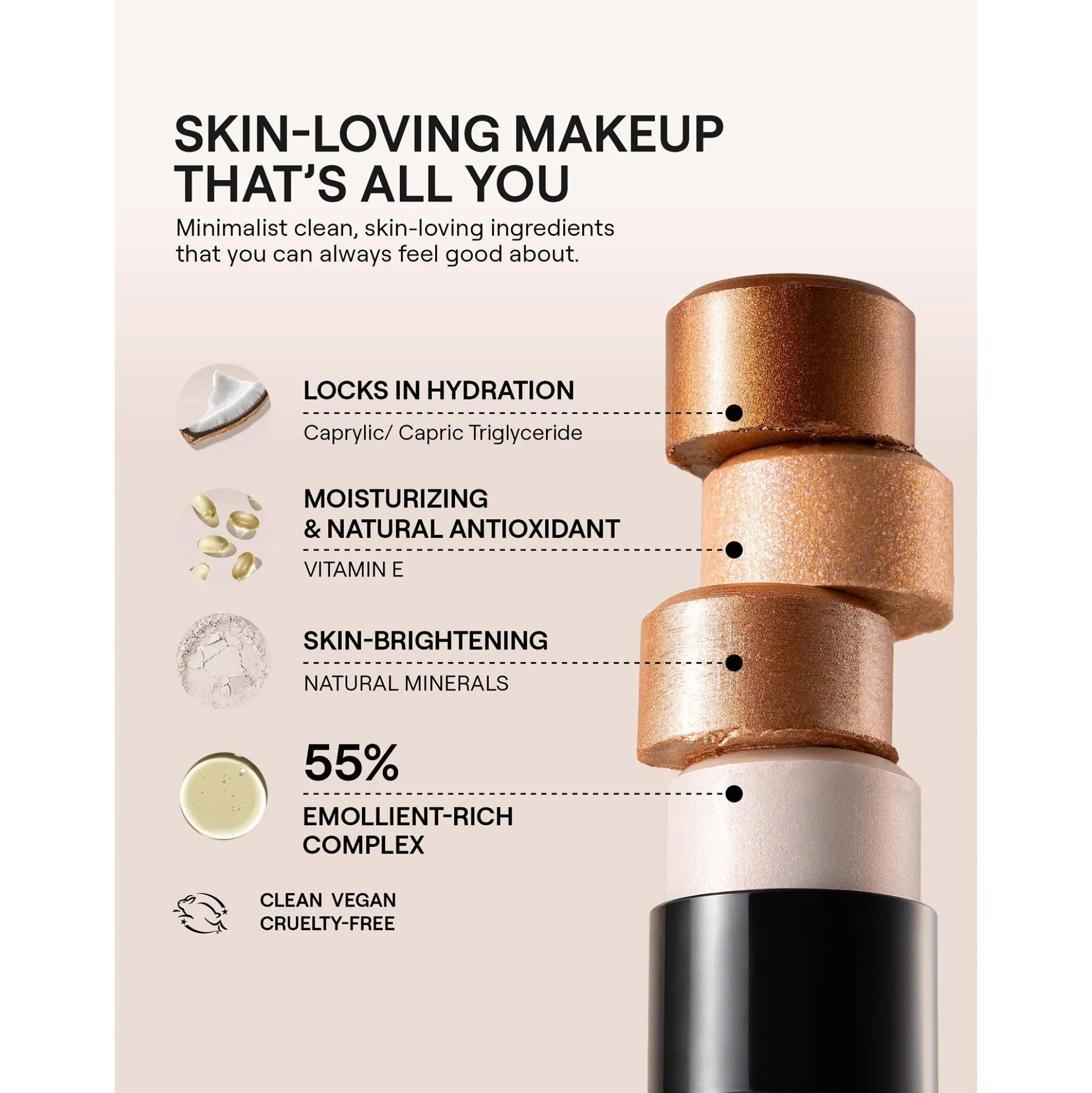 NUDESTIX Nudies Glow All Over Face Highlight Colour 8g (Various Shades)