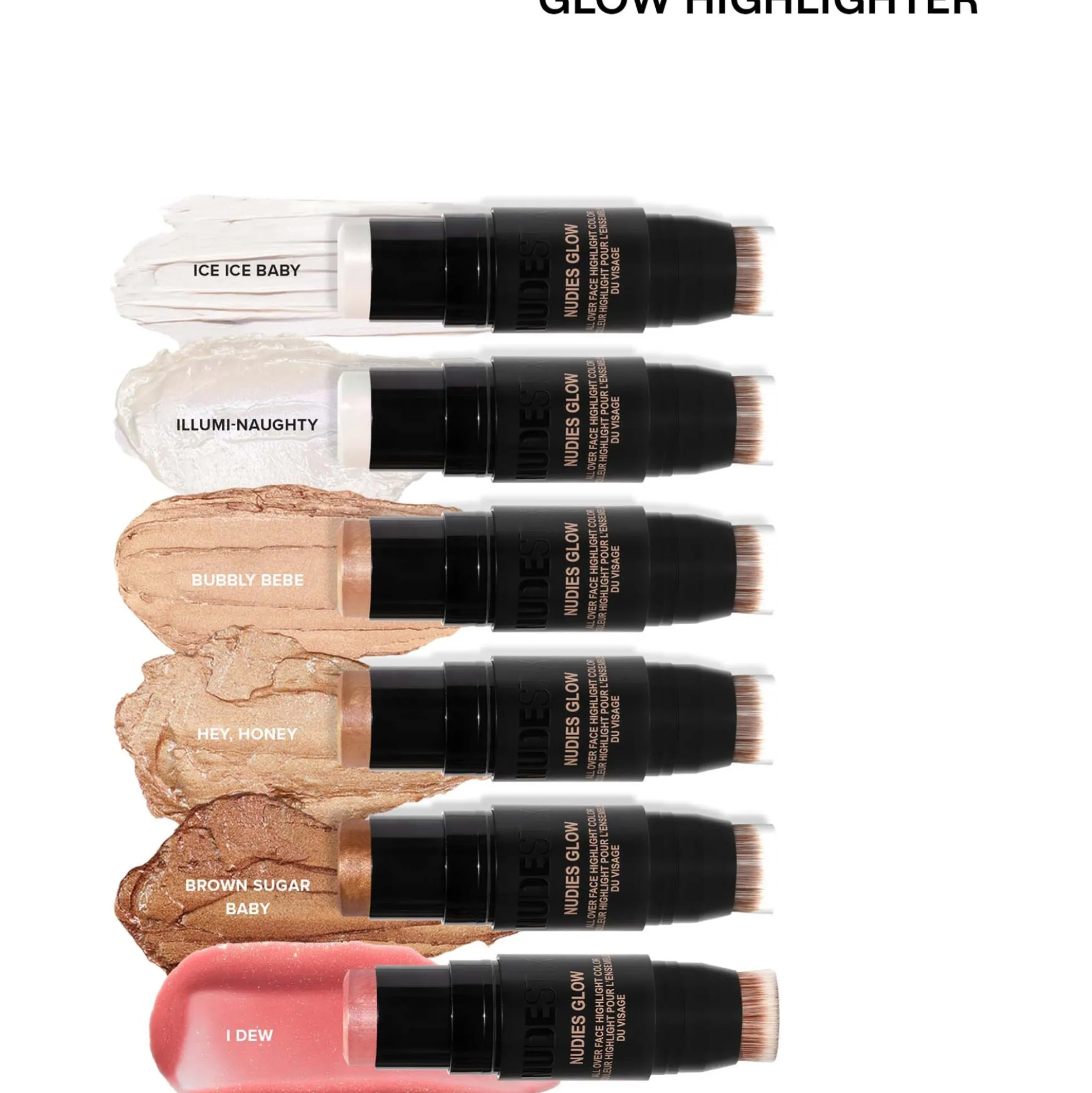 NUDESTIX Nudies Glow All Over Face Highlight Colour 8g (Various Shades)
