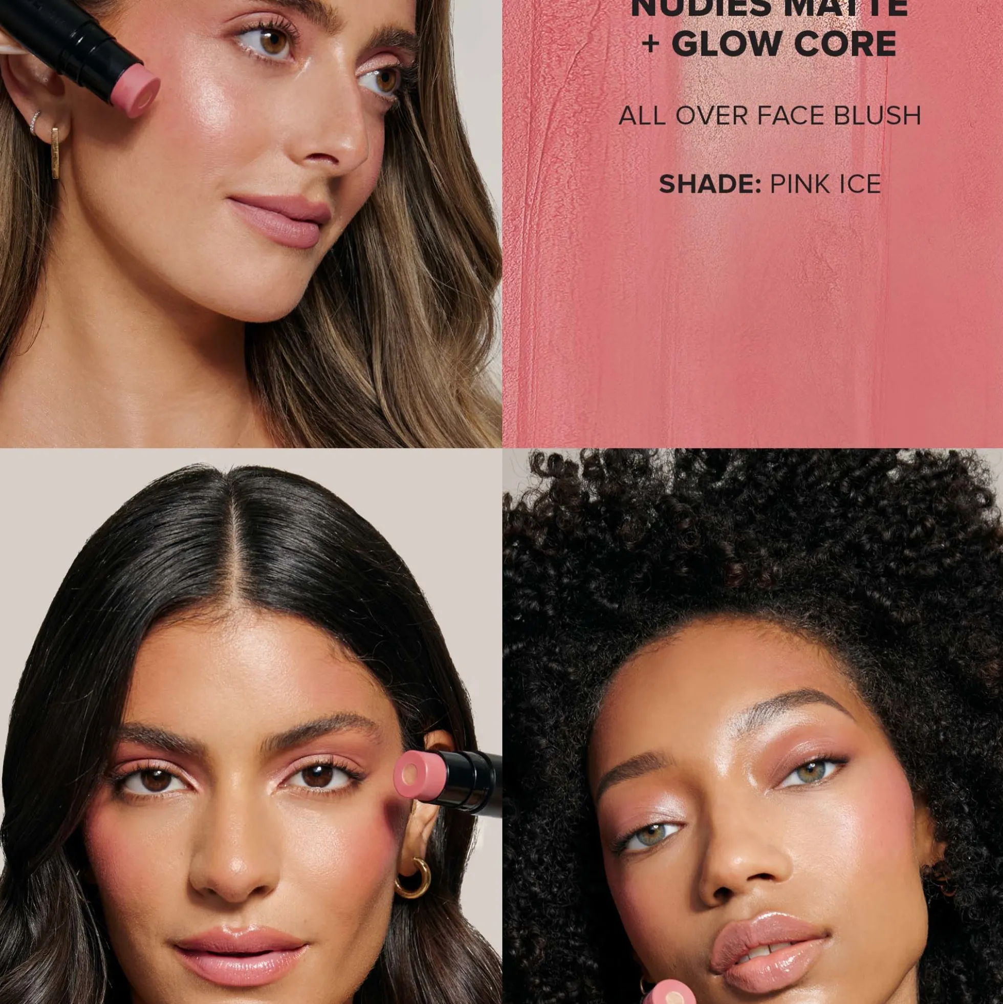 NUDESTIX Nudies Matte and Glow Core All Over Face Blush Colour 6g (Various Shades)