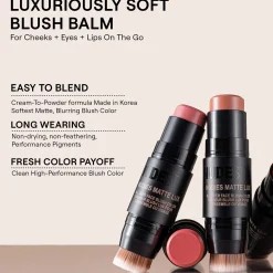 NUDESTIX Nudies Matte Lux All Over Face Blush Colour 7g (Various Shades)