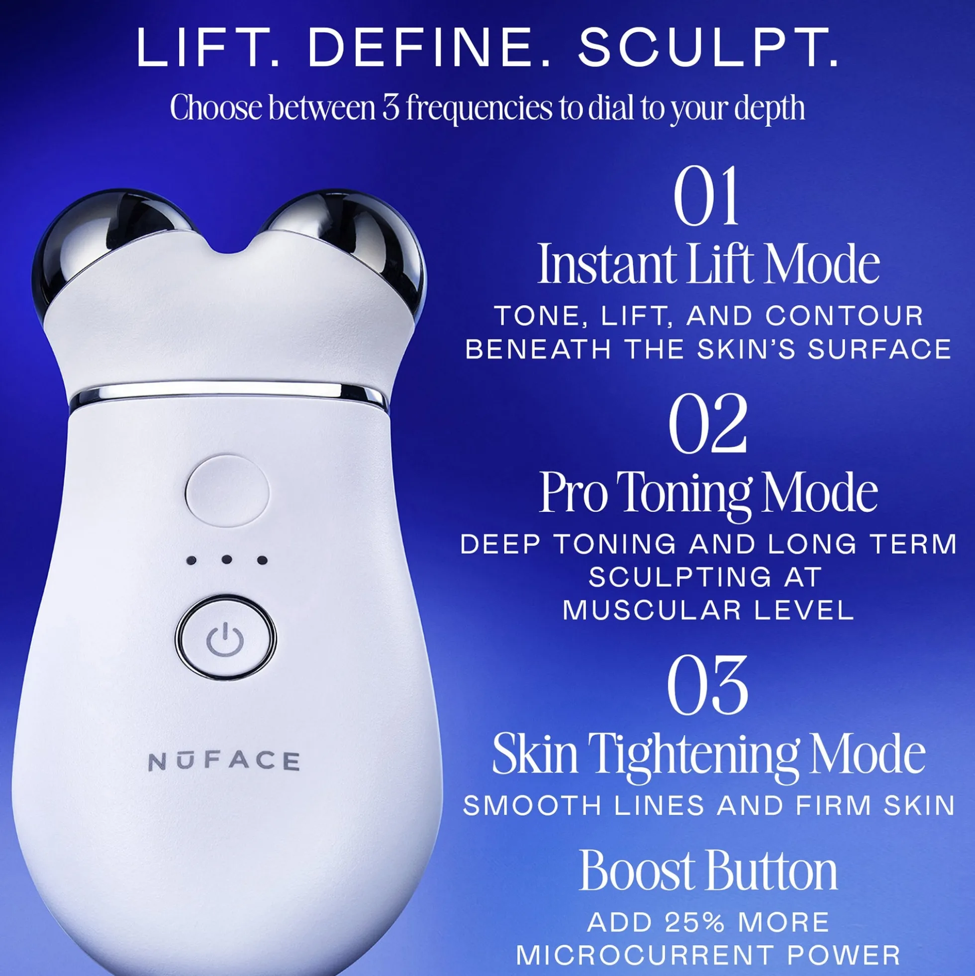 NuFACE Trinity+ LED ELE and TWR Attachments Set