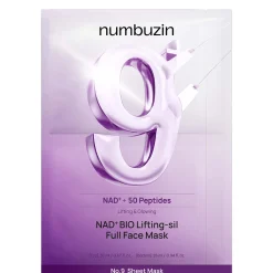 Numbuzin No.9 NAD Bio Full Face Pack Sheet (Pack of 4)