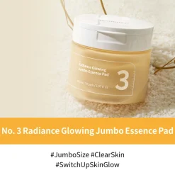 Numbuzin No.3 Radiance Glowing Jumbo Essence Pad 150ml (70 Pads)