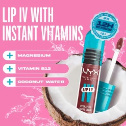 NYX Professional Make Lip IV Hydrating Gloss Stain (Various Shades)