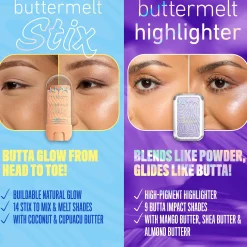 NYX Professional Makeup Buttermelt Stix, Glow Boosting Stix, up to 8 HR wear 5g (Various Shades)