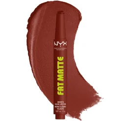 NYX Professional Makeup Fat Matte Smooth Color Lipstick 2g (Various Shades)