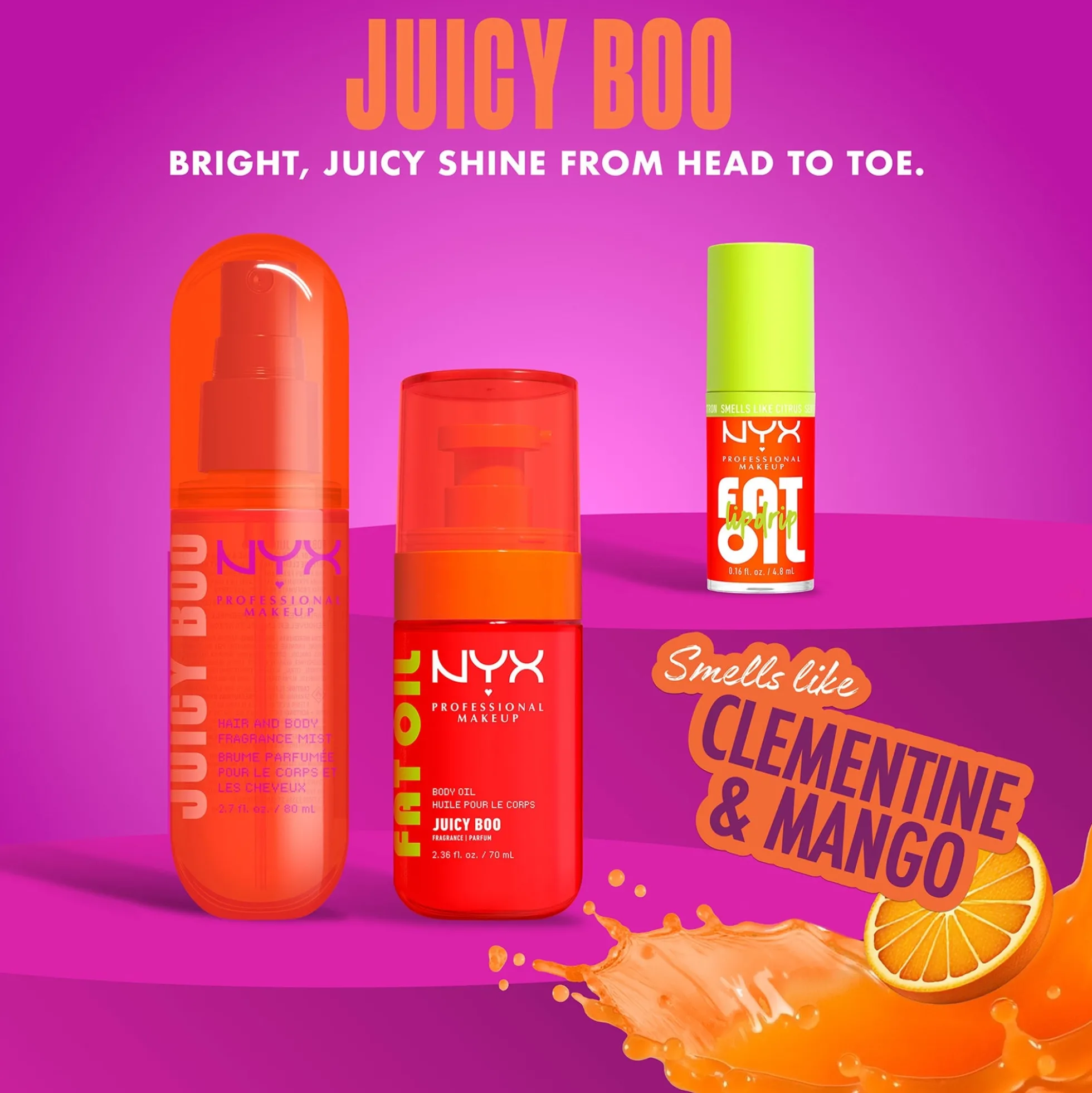 NYX Professional Makeup Fat Oil Body Oil 70ml - Juicy Boo