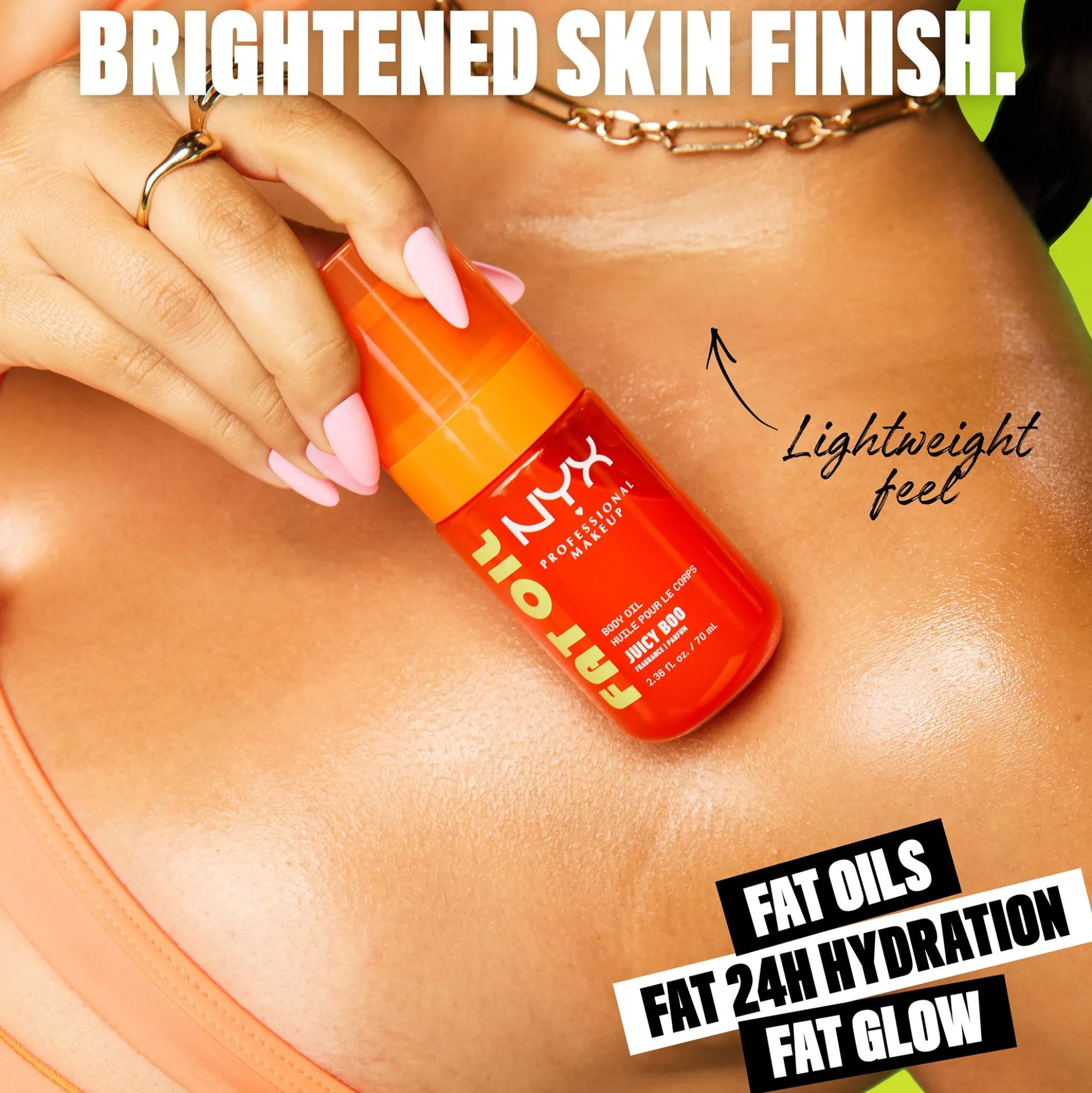 NYX Professional Makeup Fat Oil Body Oil 70ml - Juicy Boo