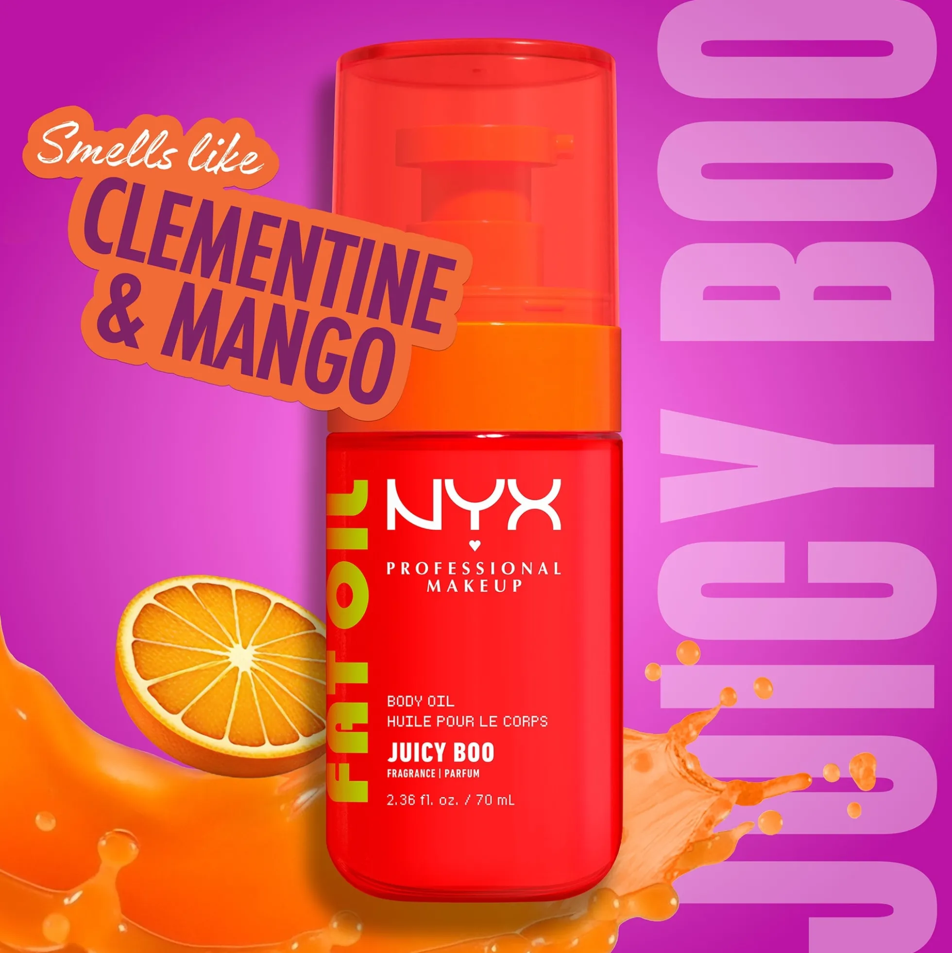 NYX Professional Makeup Fat Oil Body Oil 70ml - Juicy Boo