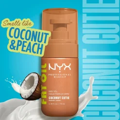 NYX Professional Makeup Fat Oil Body Oil 70ml - Coconut Cutie