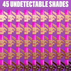 NYX Professional Makeup Make 'EM Wonder, 24H Soft Matte Foundation, Undetectable Finish,