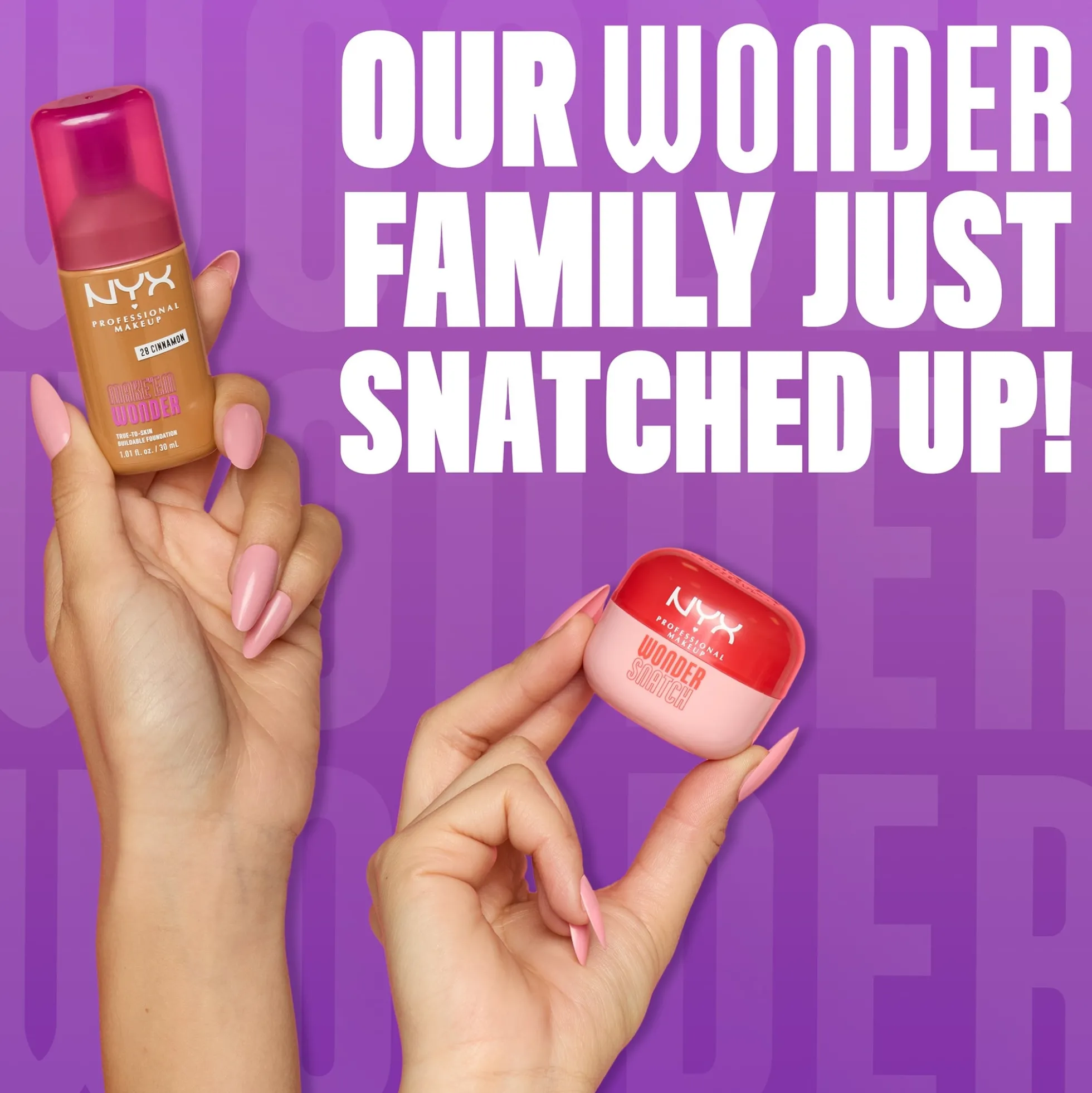 NYX Professional Makeup Make 'EM Wonder, 24H Soft Matte Foundation, Undetectable Finish,