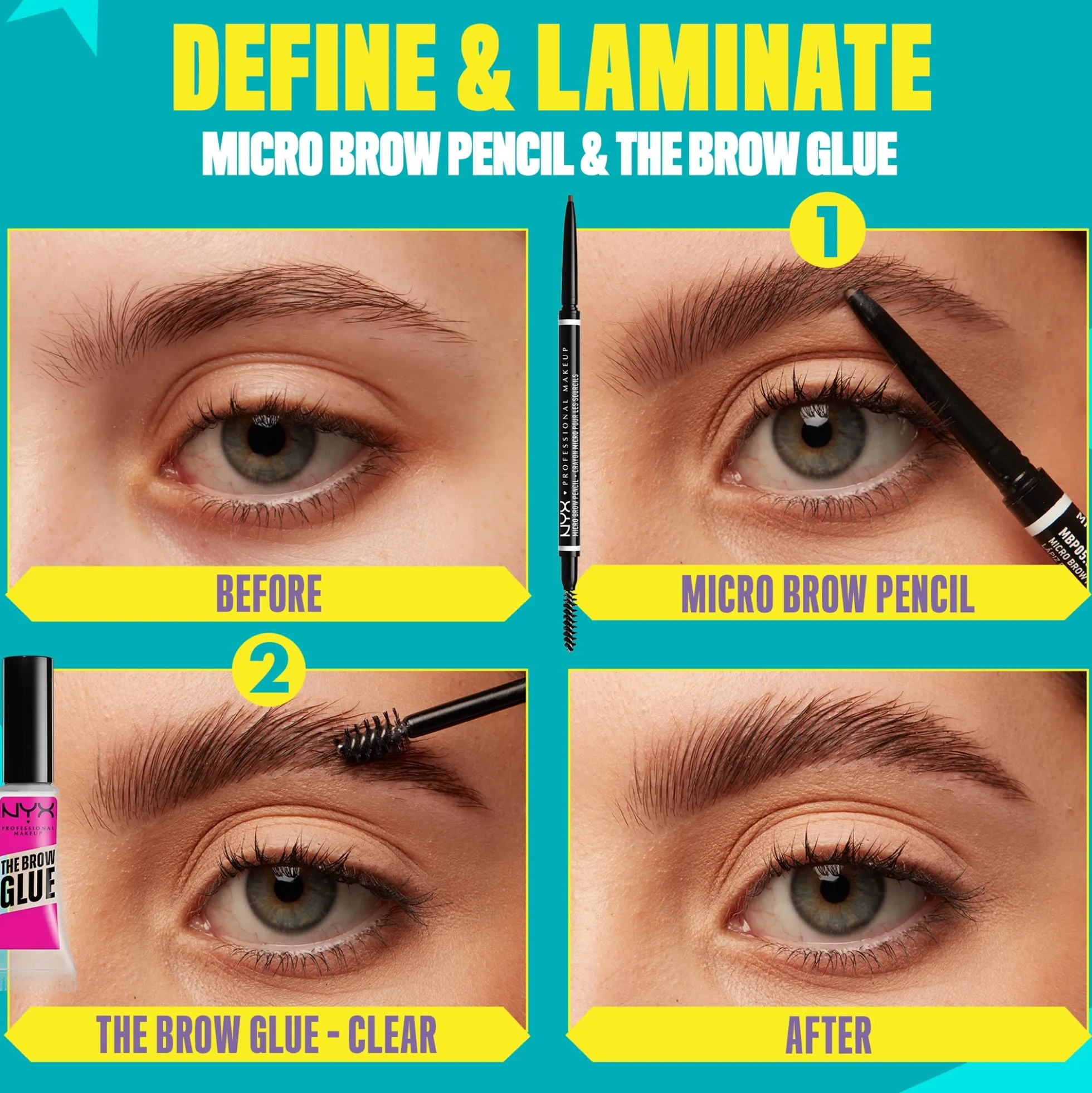NYX Professional Makeup Micro Brow Pencil (Various Shades)