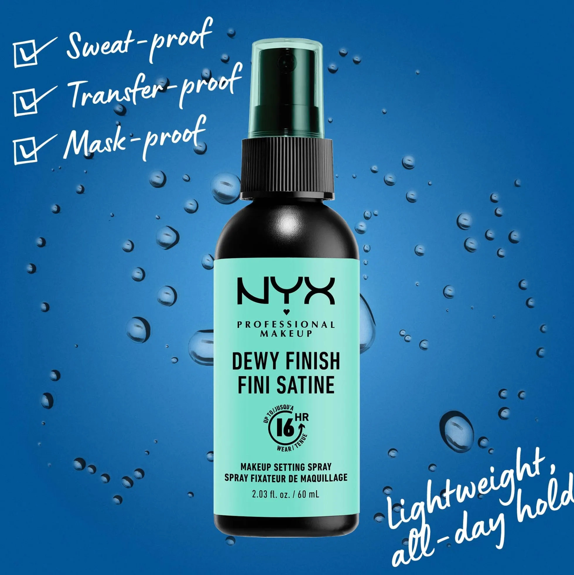 NYX Professional Makeup Setting Spray - Dewy Finish/Long Lasting