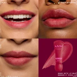 NYX Professional Makeup Smushy, Matte Lip Balm, Soft Diffused Colour, Matte Finish
