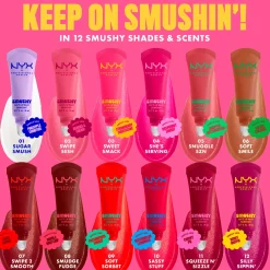 NYX Professional Makeup Smushy, Matte Lip Balm, Soft Diffused Colour, Matte Finish