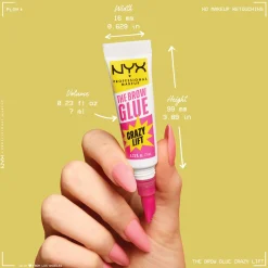 NYX Professional Makeup The Brow Glue Crazy Lift, Brow Lamination Gel- Transparent