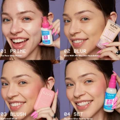 NYX Professional Makeup The Face Glue Gripping Primer Up To 24 Hour Hydration and Makeup Wear 35ml