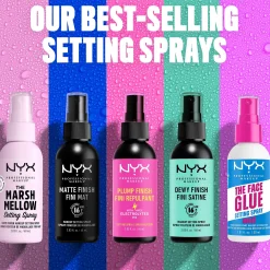 NYX Professional Makeup The Face Glue Setting Spray Up To 24 Hour Wear Transfer Resistant & Waterproof 60ml