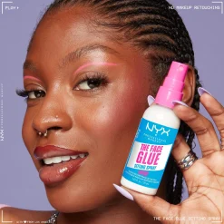 NYX Professional Makeup The Face Glue Setting Spray Up To 24 Hour Wear Transfer Resistant & Waterproof 60ml