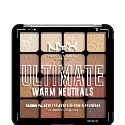 NYX Professional Makeup Ultimate Shadow Palette Vegan 16-Pan - Warm Neutrals