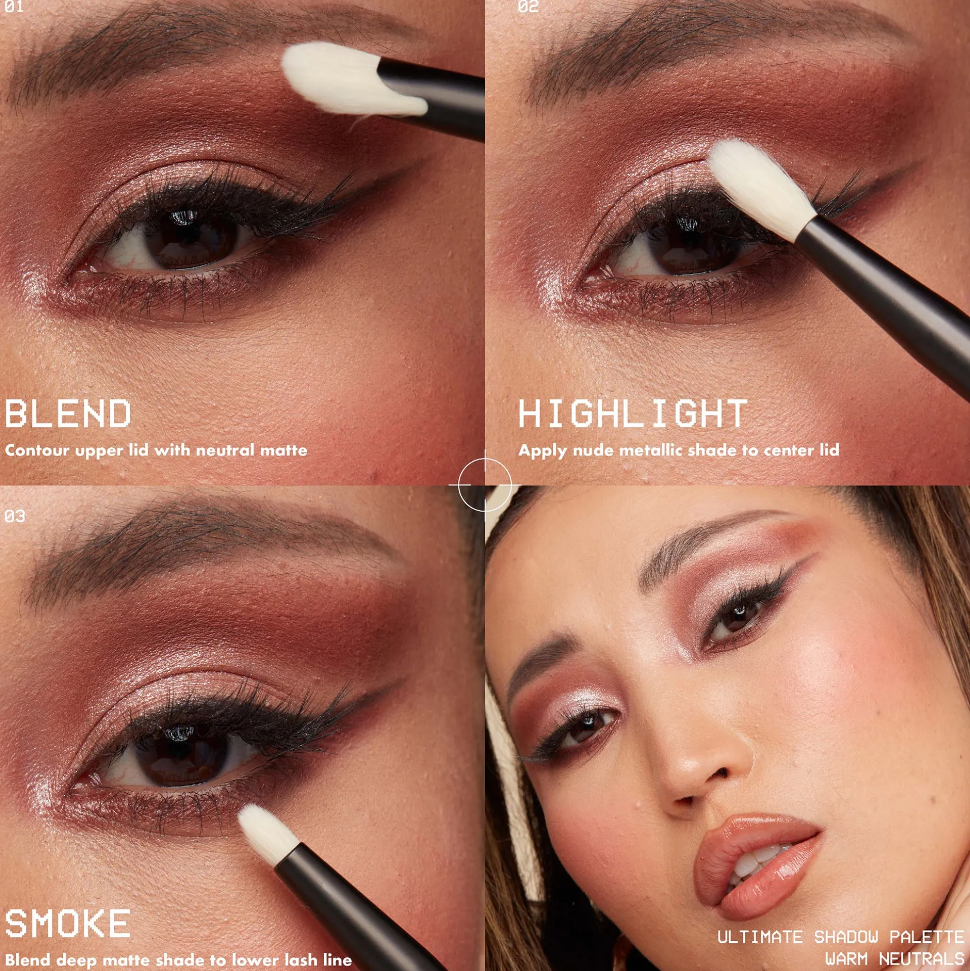 NYX Professional Makeup Ultimate Shadow Palette Vegan 16-Pan - Warm Neutrals