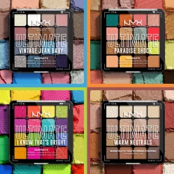 NYX Professional Makeup Ultimate Shadow Palette Vegan 16-Pan - Warm Neutrals