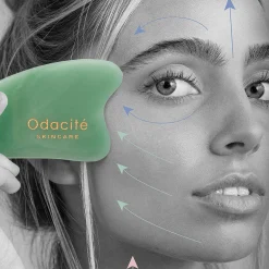 Odacité Crystal Contour Gua Sha - Green Aventurine