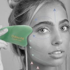 Odacité Crystal Contour Gua Sha - Green Aventurine