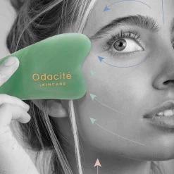 Odacité Crystal Contour Gua Sha - Green Aventurine