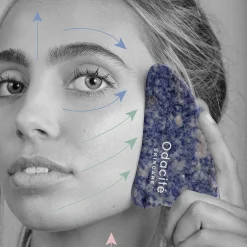 Odacité Crystal Contour Gua Sha - Blue Sodalite
