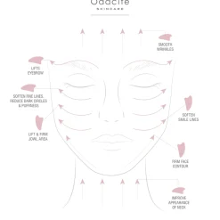 Odacité Crystal Contour Gua Sha - Rose Quartz