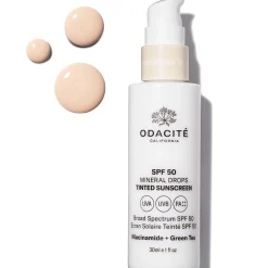 Odacité SPF 50 Mineral Drops Flex-Perfecting Tinted Sunscreen 30ml (Various Shades)