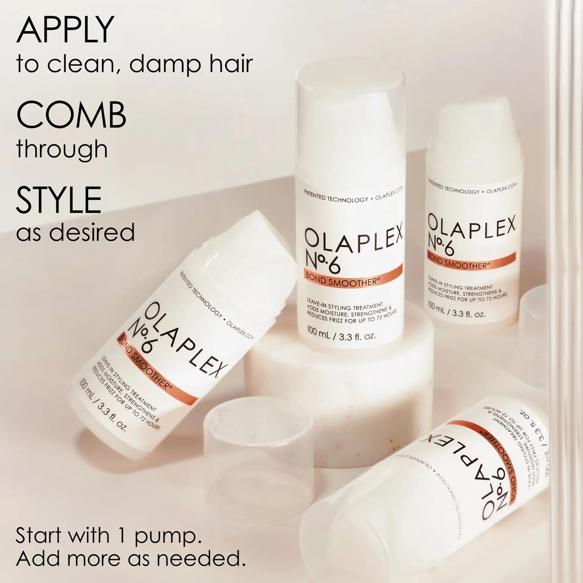 Olaplex No. 6 Bond Smoother Frizz Control Styling Hair Cream 100ml