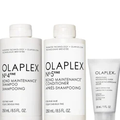 Olaplex No.4 Fine Shampoo + No. 5 Conditioner + deluxe size Weightless Nourishing Mask (Free)