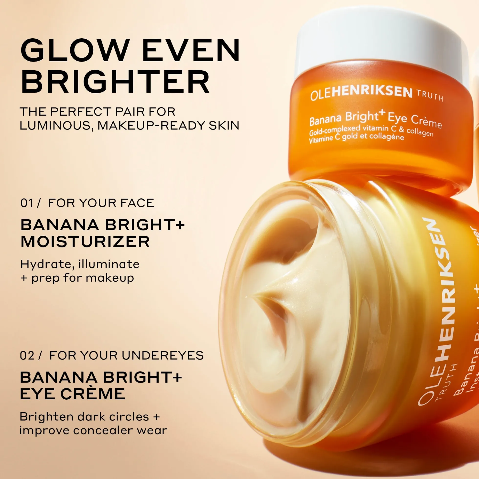 Ole Henriksen Banana Bright+ Instant Glow Moisturizer With Vitamin C And Niacinamide, 50ml