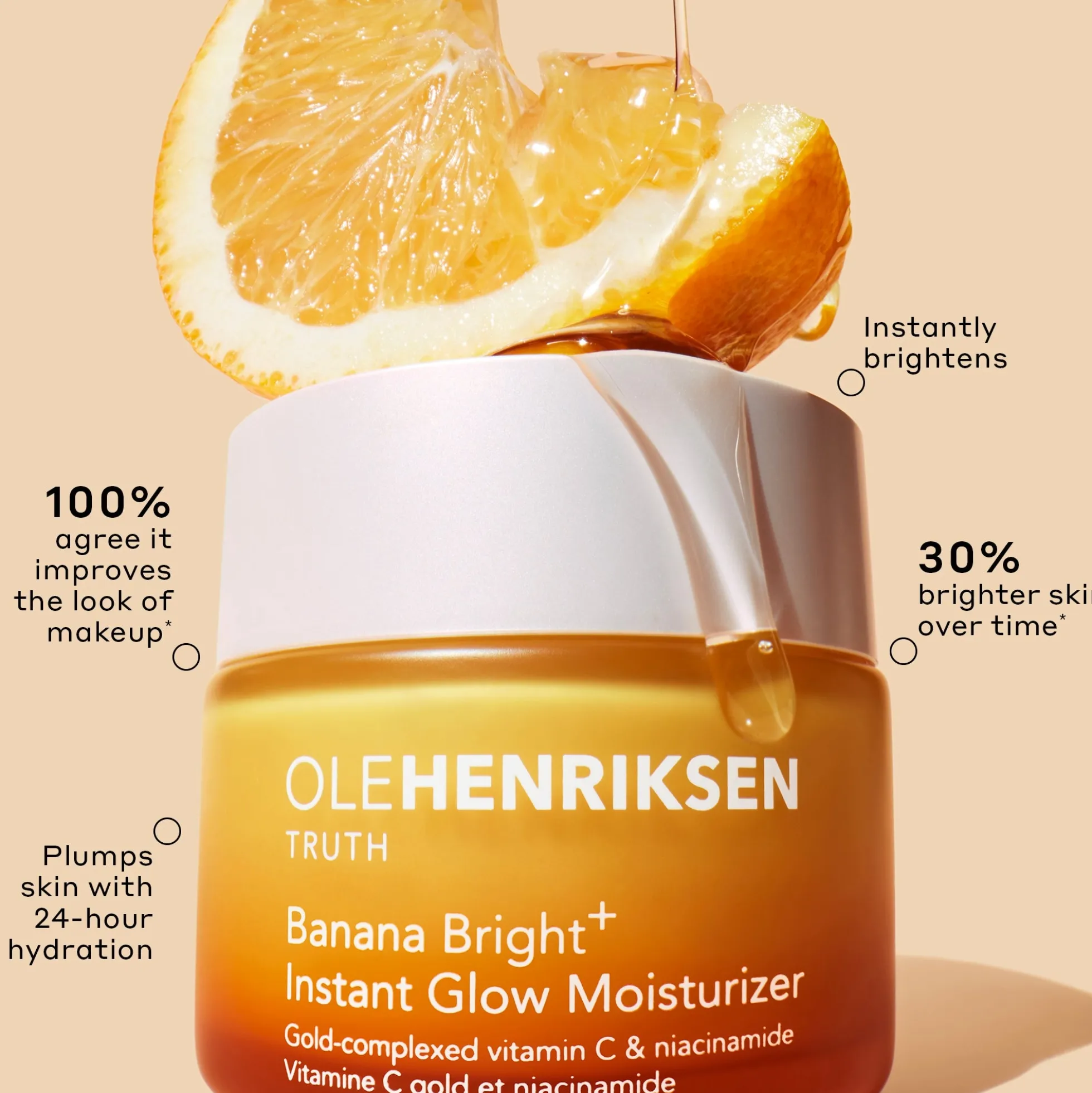 Ole Henriksen Banana Bright+ Instant Glow Moisturizer With Vitamin C And Niacinamide, 50ml