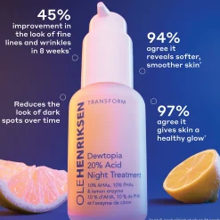 OLE HENRIKSEN Dewtopia 20% Acid Night Treatment 30ml