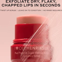 Ole Henriksen Pout Preserve Sugar Melt Lip Scrub 8g - Strawberry Sorbet