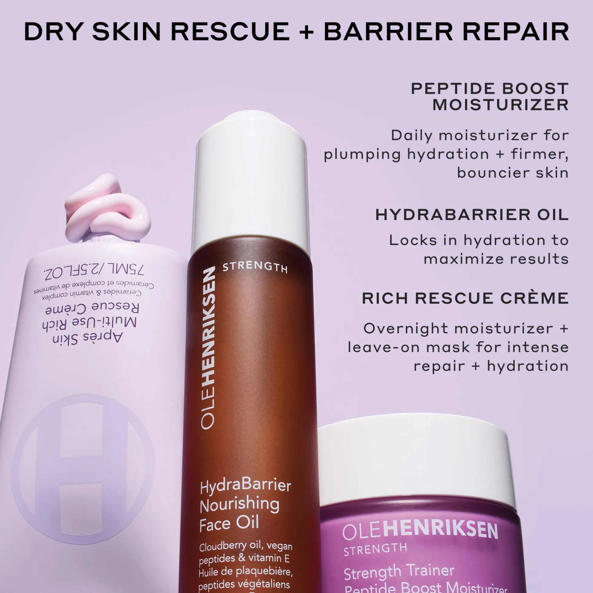 OLE HENRIKSEN Strength Trainer Peptide Boost Moisturiser 15ml