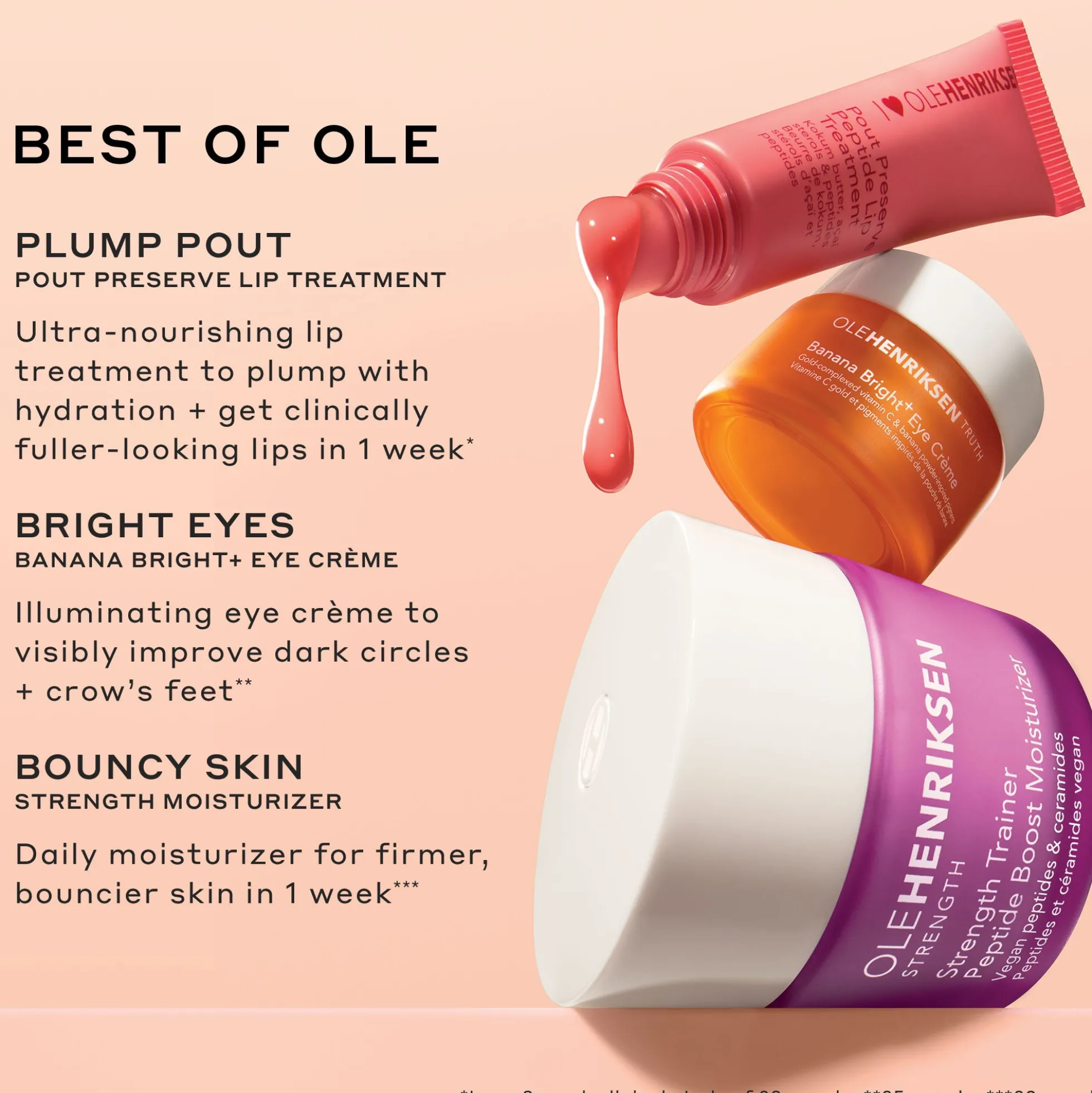 OLE HENRIKSEN Strength Trainer Peptide Boost Moisturiser 15ml