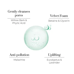 Oskia Citylife Cleansing Concentrate Velvet Foaming Anti-Pollution Gel Cleanser 40ml