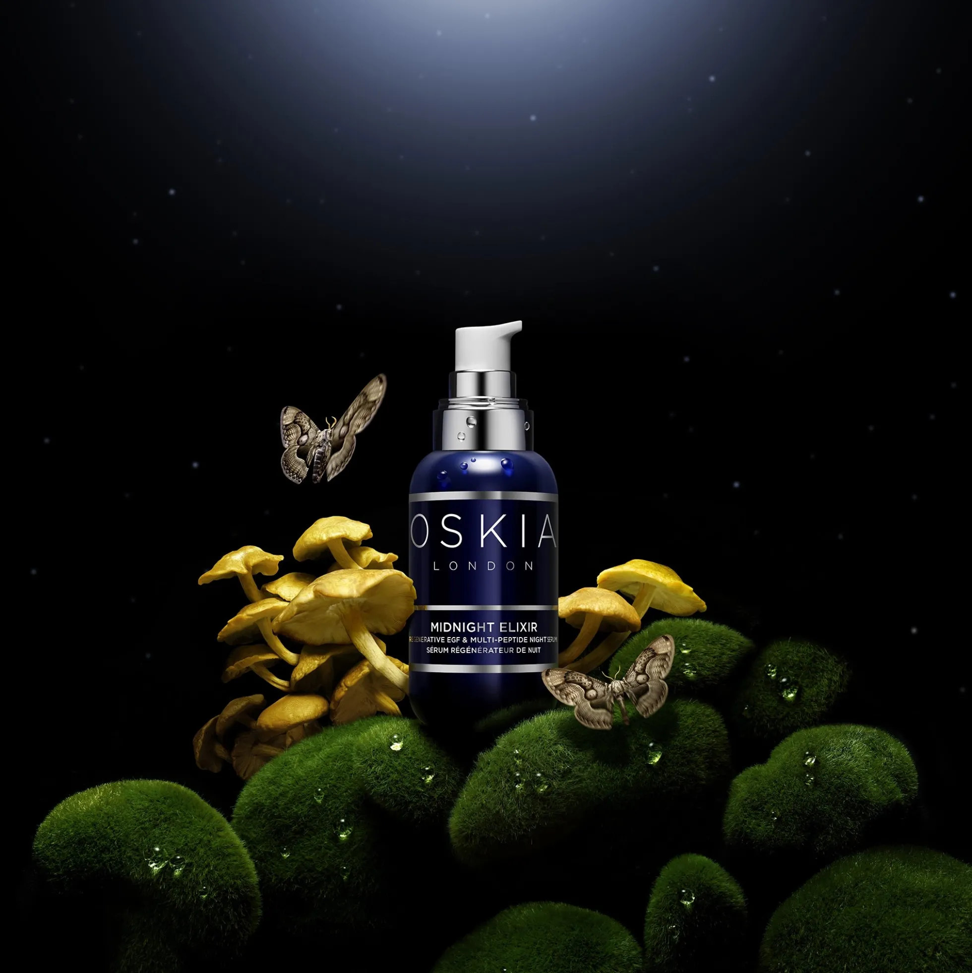 Oskia Midnight Elixir Egf & Multipeptide Serum 50ml