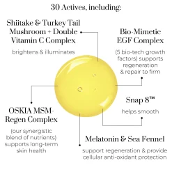 Oskia Midnight Elixir Egf & Multipeptide Serum 50ml