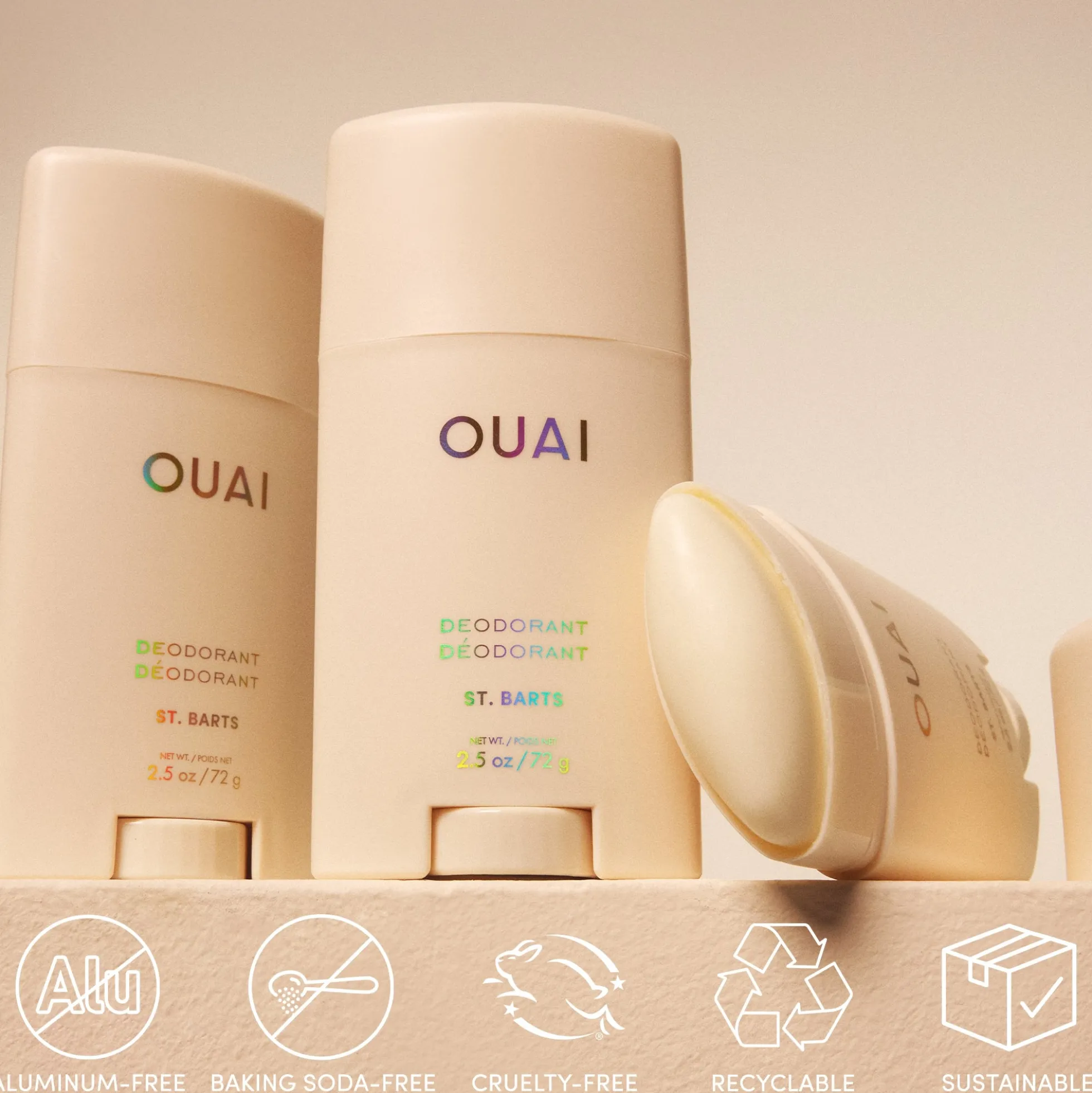 OUAI Deodorant - St Barts 72g