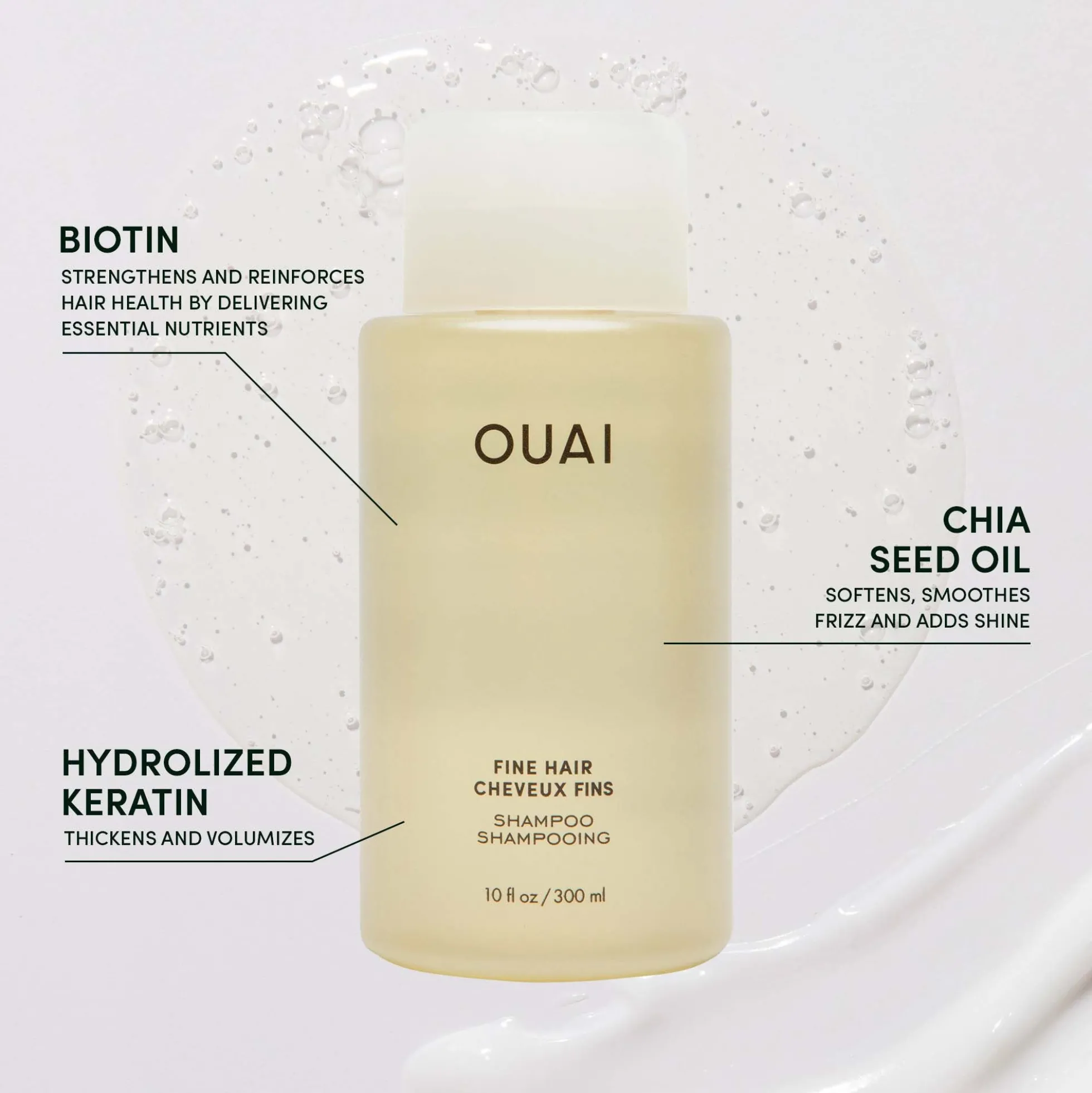 OUAI Fine Shampoo Travel Size 89ml