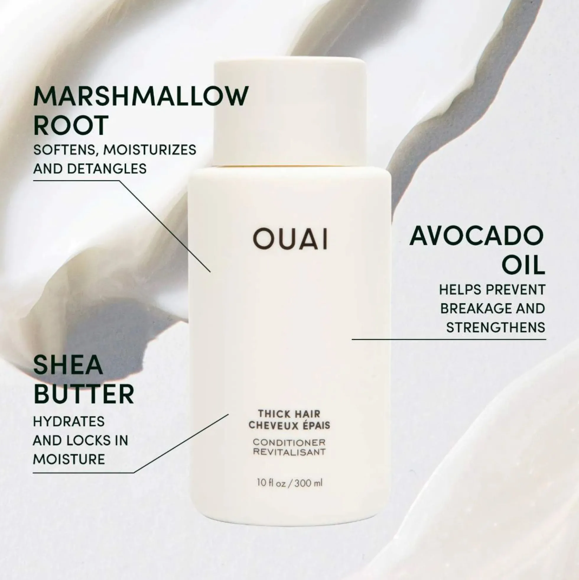 OUAI Thick Conditioner with Pump - Jumbo Size