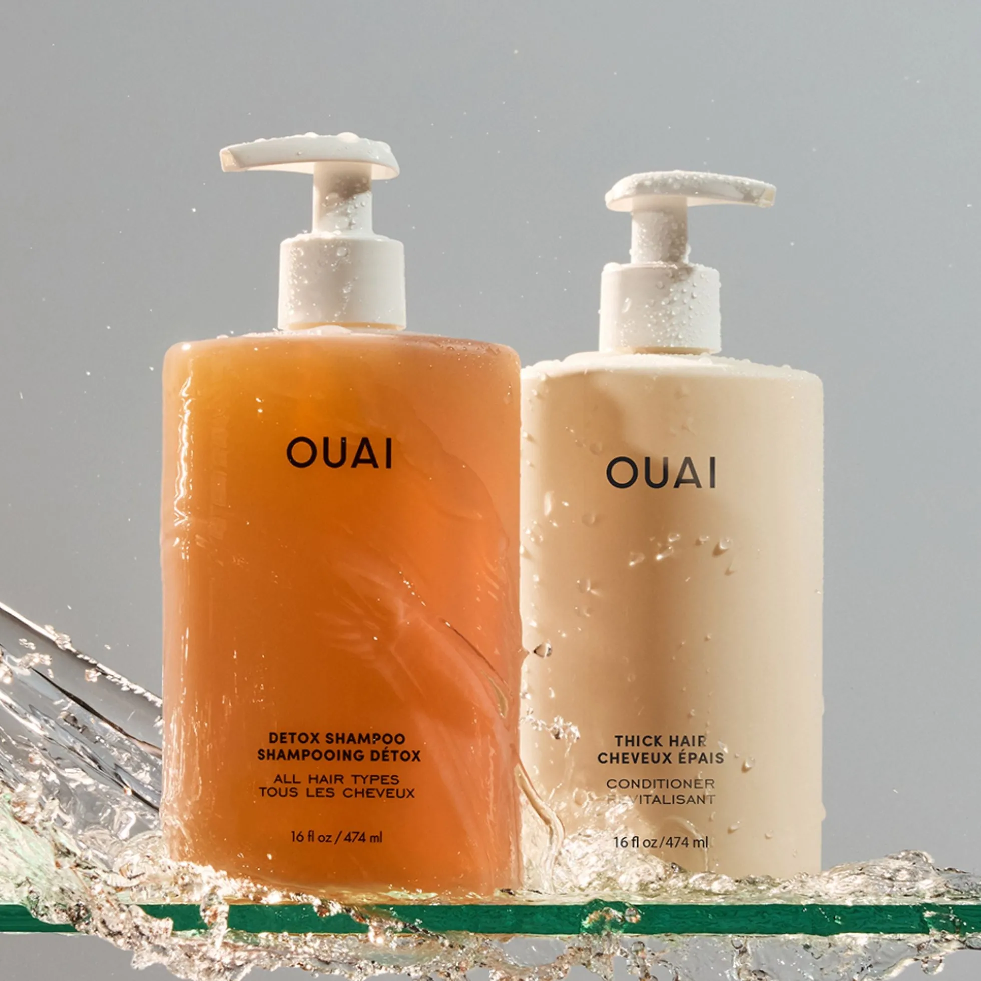 OUAI Thick Conditioner with Pump - Jumbo Size